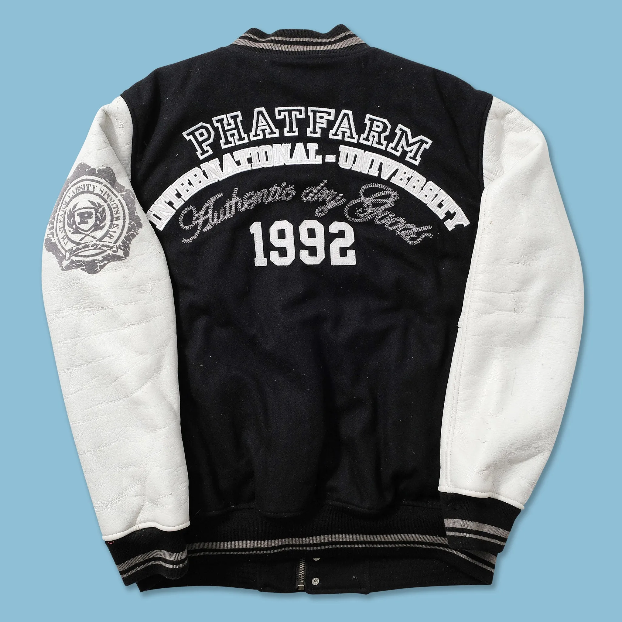 Y2K Phat Farm Varsity Jacket XLarge