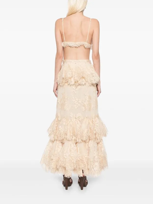 ZIMMERMANN - Eden Lace Handkerchief Skirt