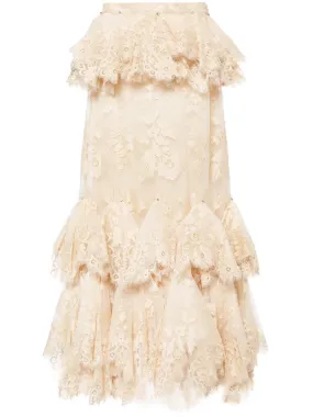 ZIMMERMANN - Eden Lace Handkerchief Skirt