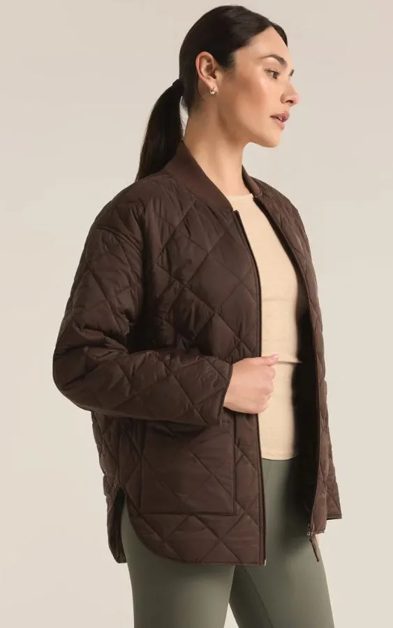 ZSUPPLY Sunrise Quilted Bomber Jacket